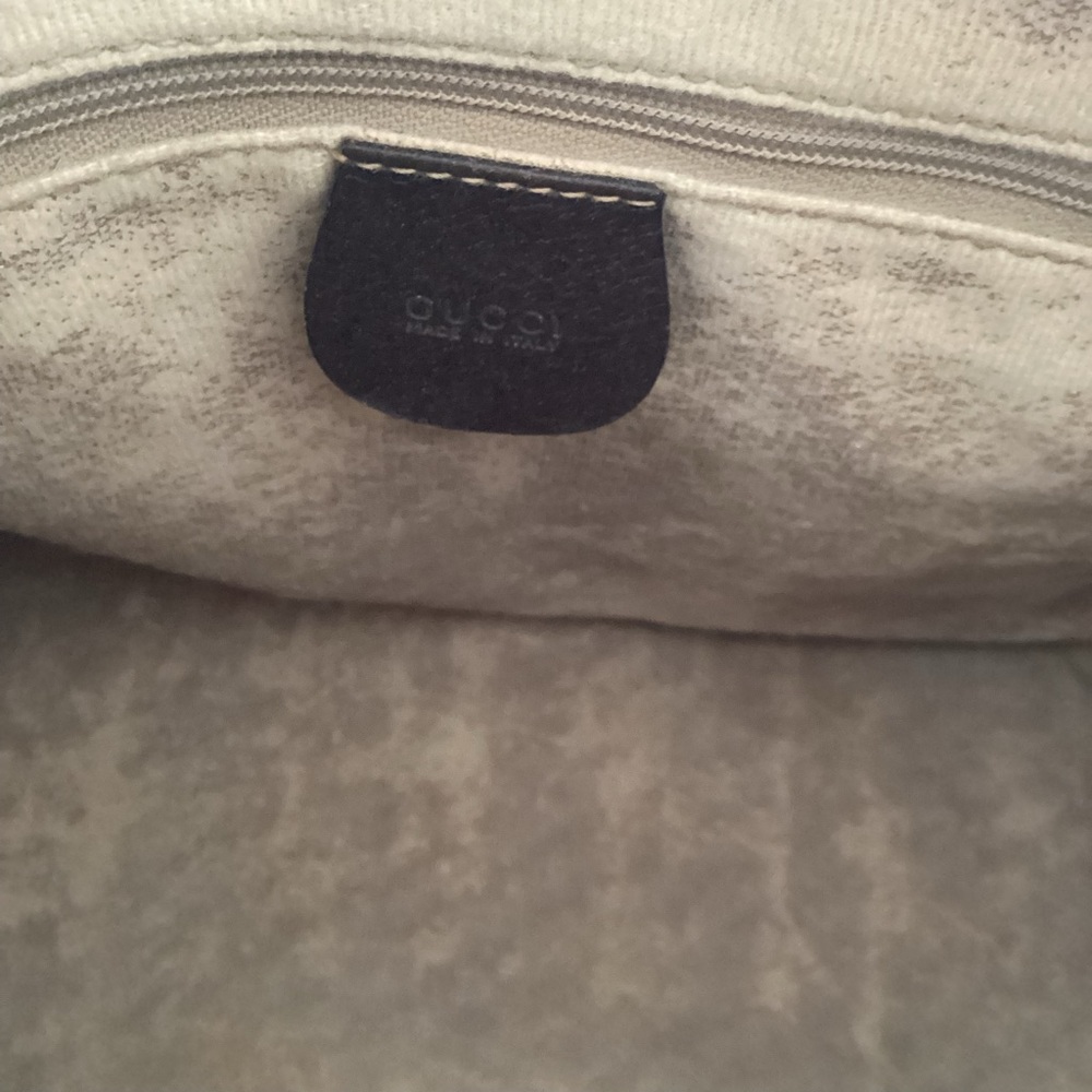 VTG GUCCI Brown GG Monogram Satchel Handbag With Dustbag! - Picture 3 of 12